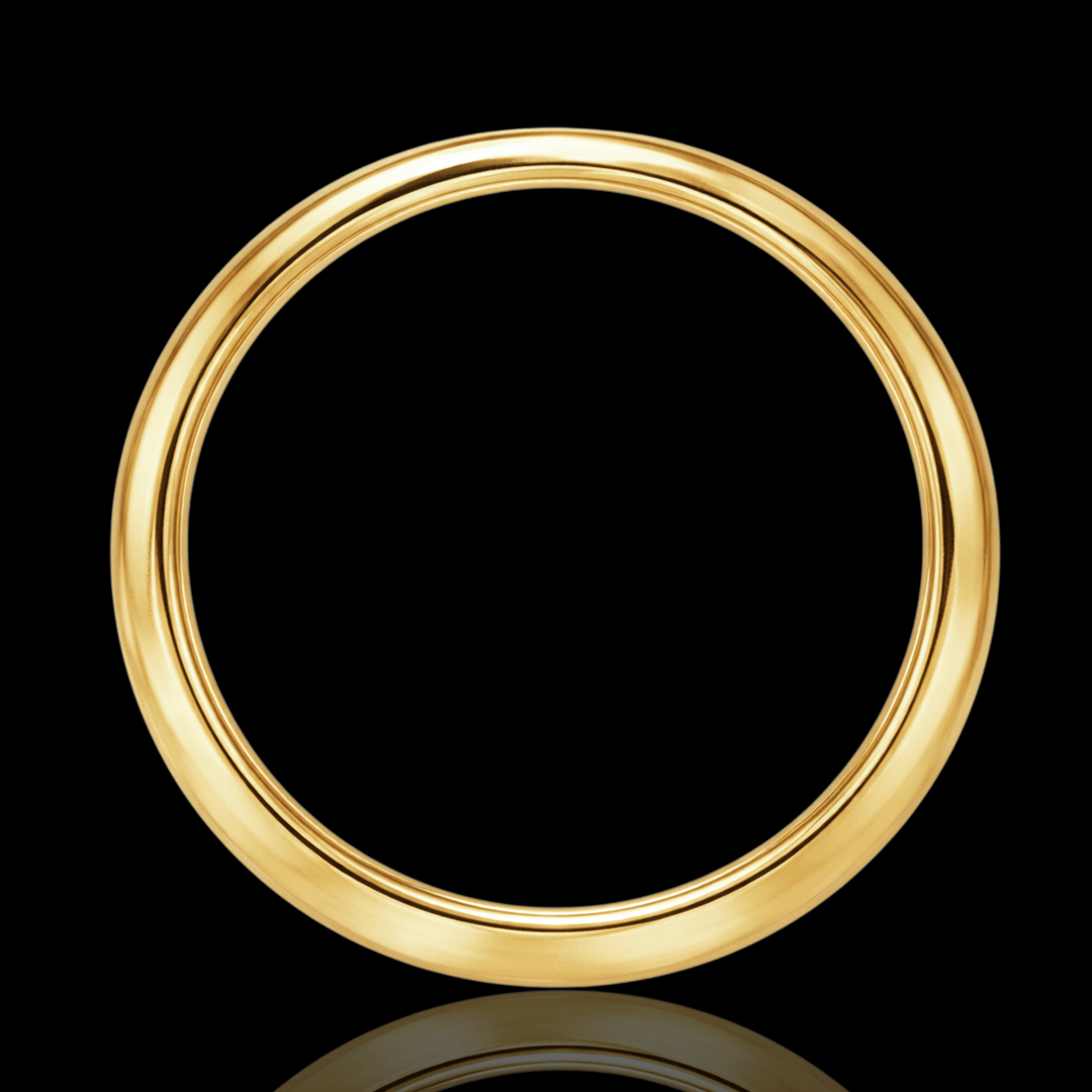 Geltono aukso žiedas su briliantine eilute