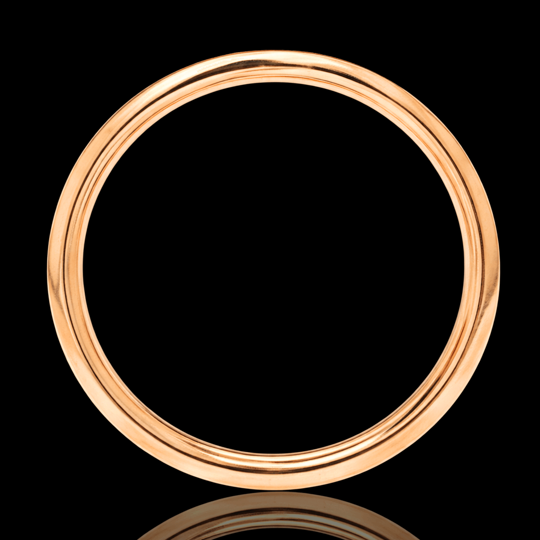 Raudono aukso žiedas su deimantais ratuku