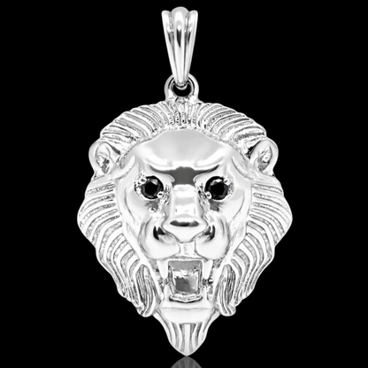 Balto aukso pakabukas liūtas