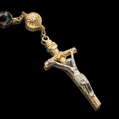 Geltono aukso rožančius